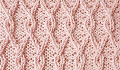 ​Interlocking Larttice Knit Stitch