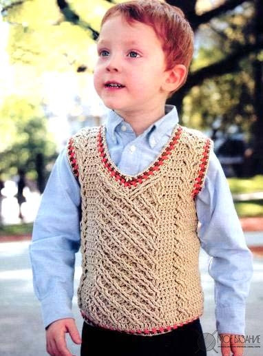 ​Crochet Boy’s Vest