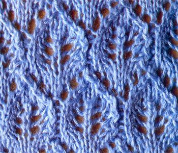 ​Fancy Knit Leaves Pattern