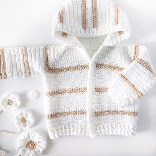 Inspiration. Crochet Baby Sweaters.