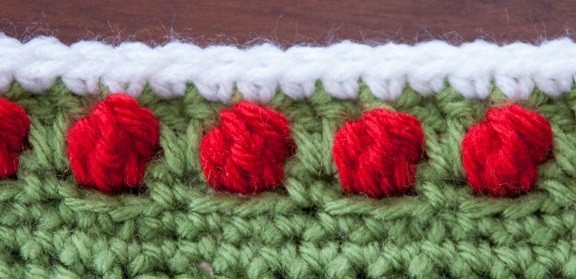 Polca Dot Crochet Border Polca Dot Crochet Border
