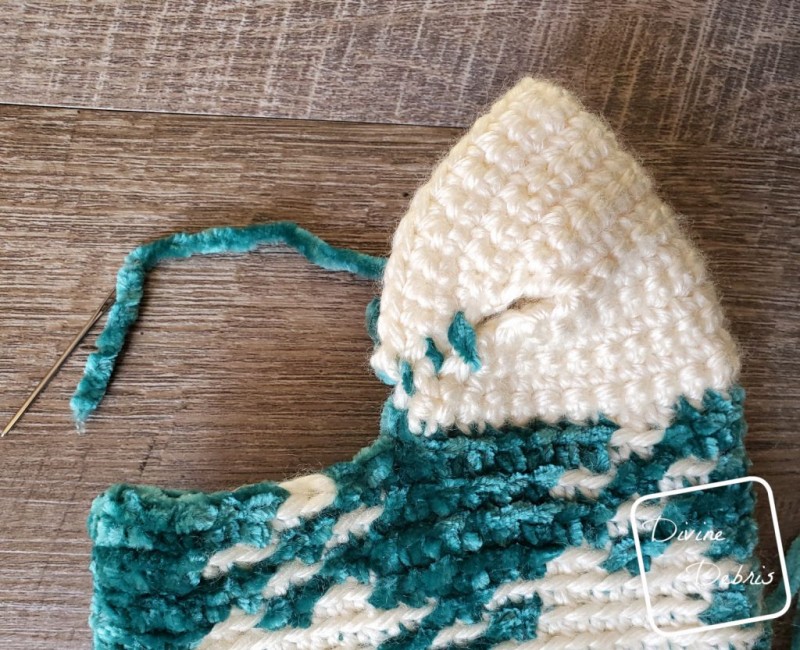 Pretty in Gingham Crochet Stocking Pretty in Gingham Crochet Stocking