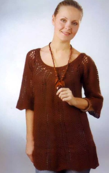 Relief Brown Tunic Relief Brown Tunic