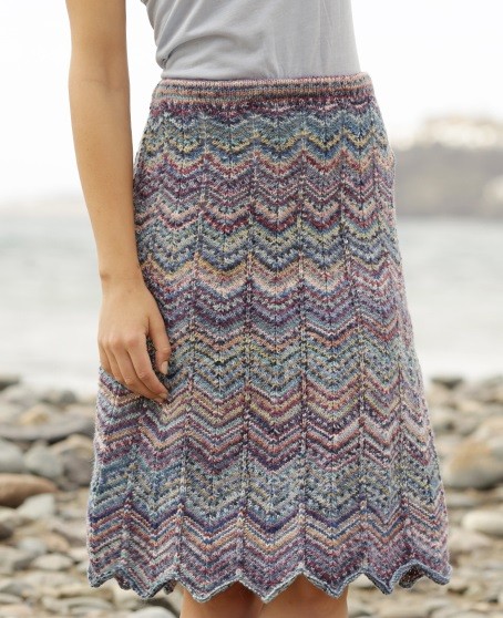 ​Ripple Patterned Skirt