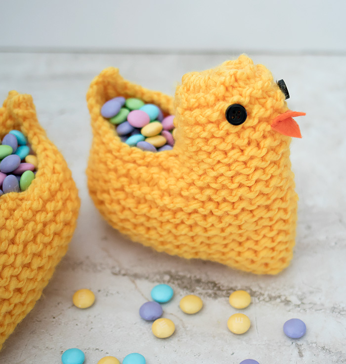 ​Chick Basket Knitting Pattern