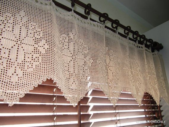 Inspiration. Crochet Curtains.