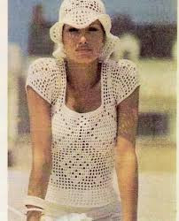 Inspiration. Crochet Fillet Blouses.