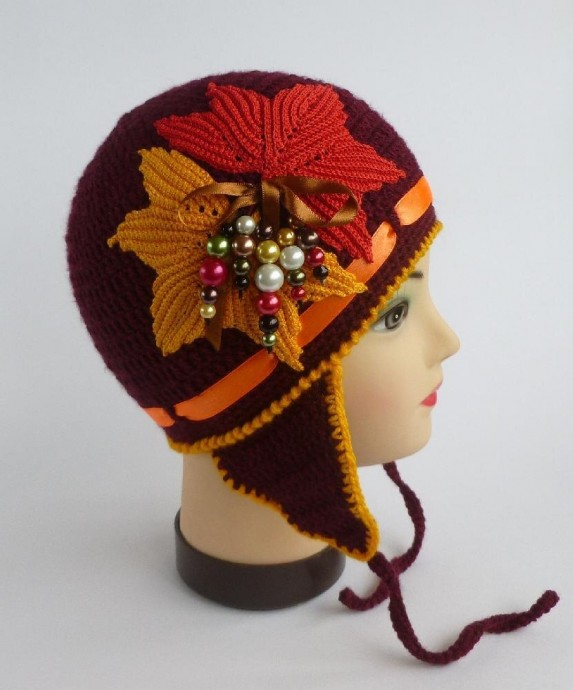 Inspiration. Knit Autumn Hats.