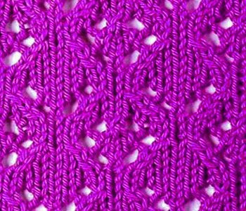 Knit Rhombs Pattern Knit Rhombs Pattern