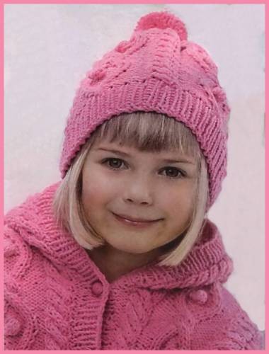 Knitting Instructions for a Stylish Pink Novita Samos Yarn Hat with Pom Pom Knitting Instructions for a Stylish Pink Novita Samos Yarn Hat with Pom Pom