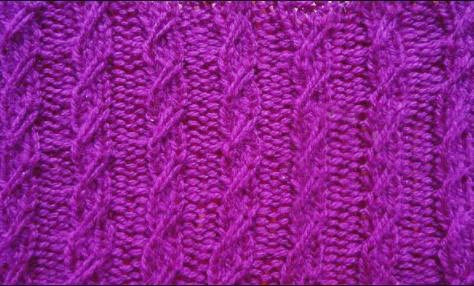 Thin Cables Knit Pattern