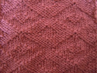 ​Fancy Knit Rhombs Pattern