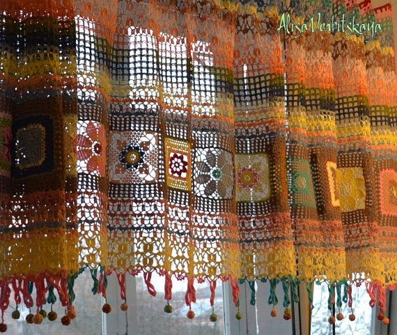 Creative Crochet Curtain Designs for Stunning Home Décor