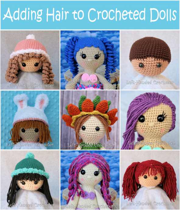 Inspiration. Crochet Dolls' Hair.