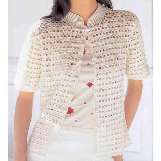 Inspiration. Crochet Summer Jacket.