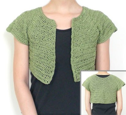 Inspiration. Crochet Bolero.