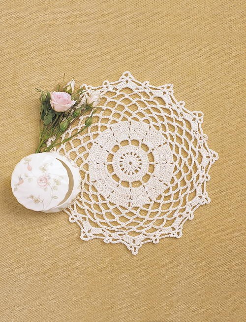 Relief Crochet Doily Relief Crochet Doily