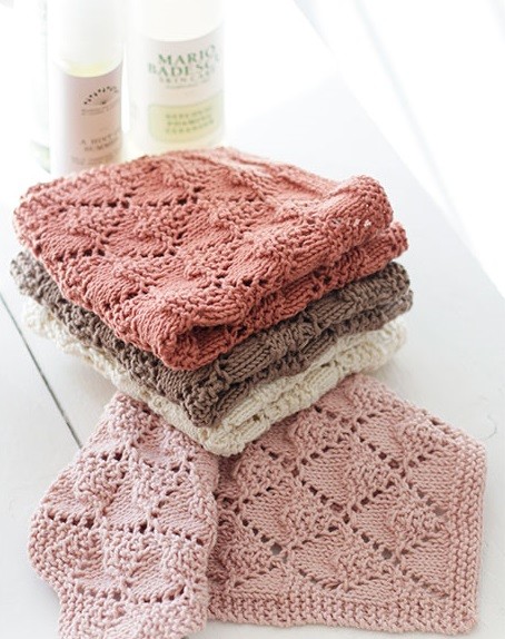Relief Knit Dishcloth Relief Knit Dishcloth