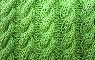 Corded Cable Knit Stitch Corded Cable Knit Stitch