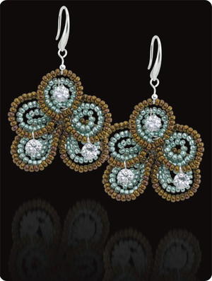 CZ Beads Earrings CZ Beads Earrings