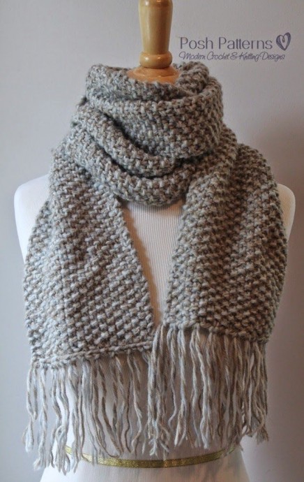 Inspiration. Long Knit Scarves.