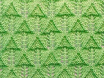 ​Fancy Fir Trees Knit Pattern