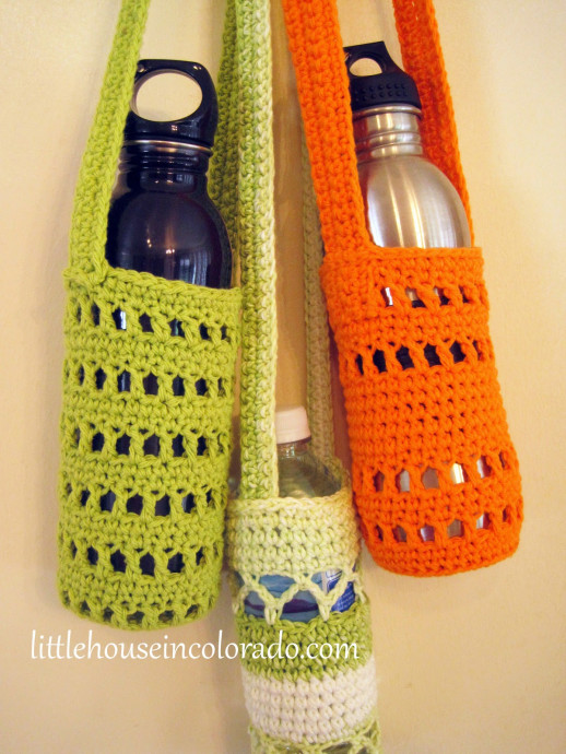 Inspiration. Crochet Bottle Cover.