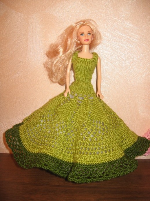 Inspiration. Crochet Cloths for Barbie Doll.