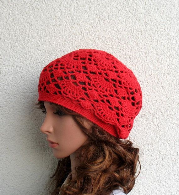 Inspiration. Summer Crochet Berets.