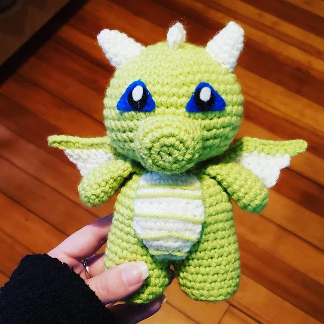 Helping our users. ​Crochet Amigurumi Dragon.