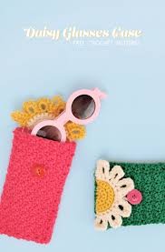 Inspiration. Crochet Cases for Sun Glasses.