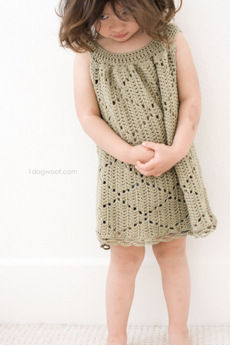 Inspiration. Crochet Toddler Dresses.