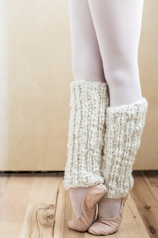 ​One Skein Knit Leg Warmers