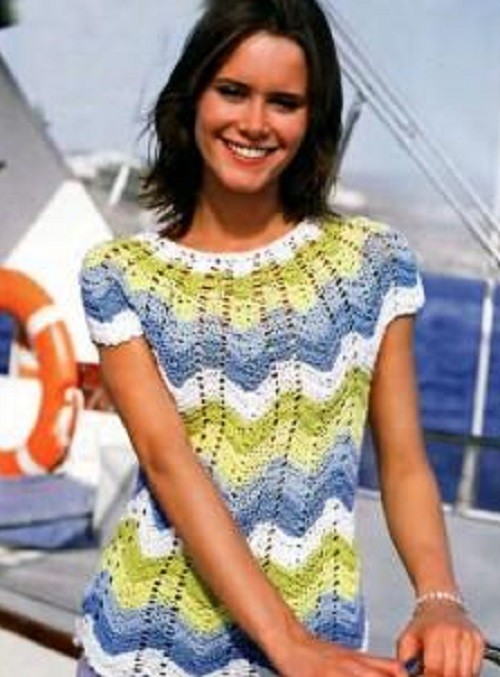 Colorful Zigzags Blouse Colorful Zigzags Blouse