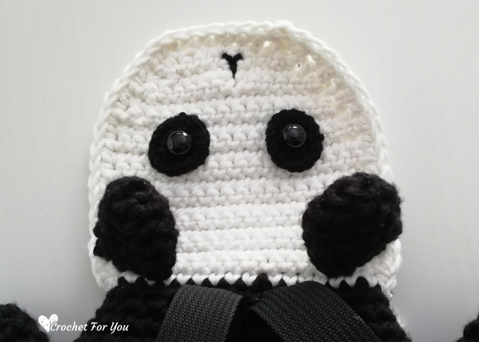 ​Crochet Panda Backpack