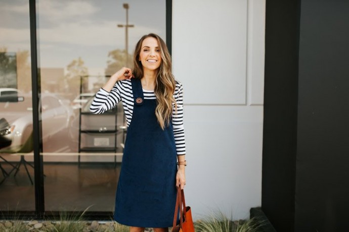 Denim Jumper Dress