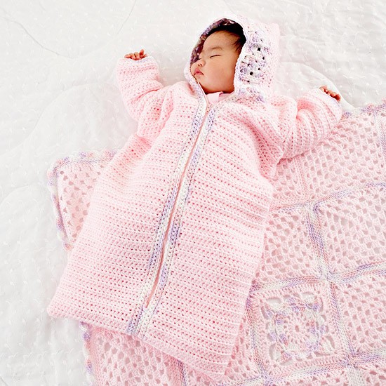 Helping our users. Crochet Infant Sleeping Bag. Helping our users. Crochet Infant Sleeping Bag.