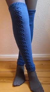 Inspiration. Knit Leg-Warmers.