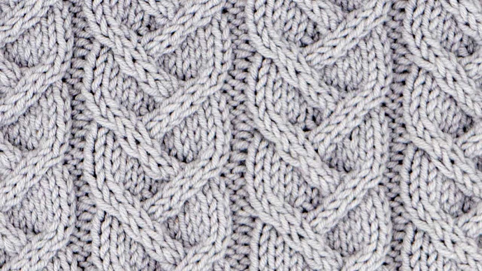 ​Knit Cascade Cable Pattern