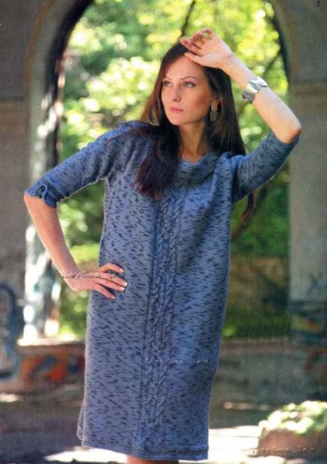 ​Melange Knit Dress