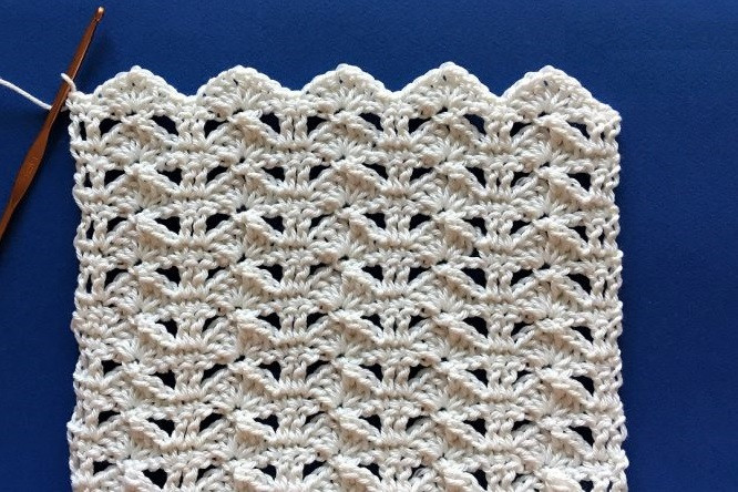Sharp Edges Crochet Shells Pattern