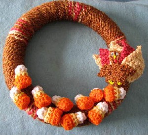 ​Thanksgiving Crochet Wreath