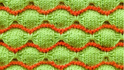 Wave and Butterfly Knit Pattern Wave and Butterfly Knit Pattern