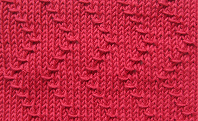 Zigzag Wraps Knit Stitch