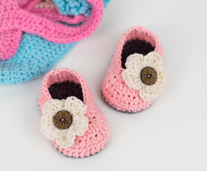 Inspiration. Crochet Baby Booties.