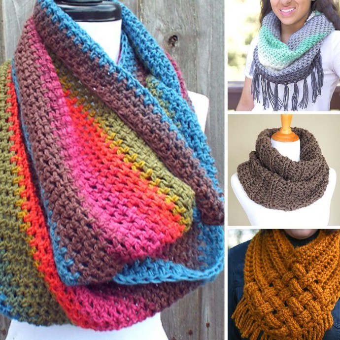 Inspiration. Crochet Cowls.