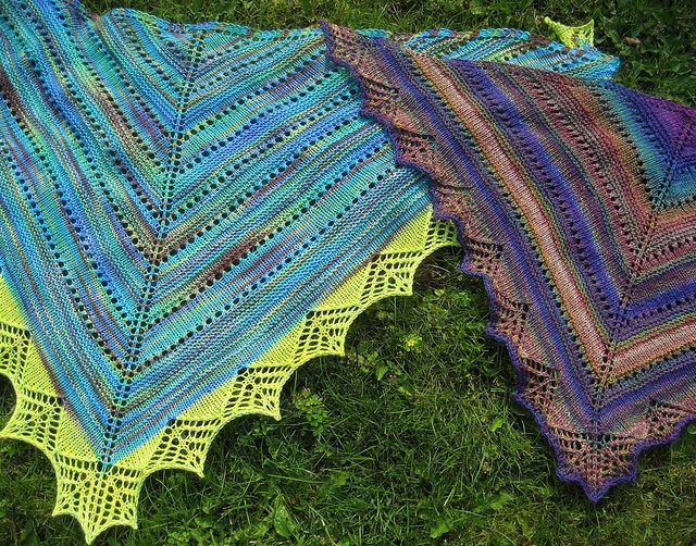 Inspiration. Knit Shawls.