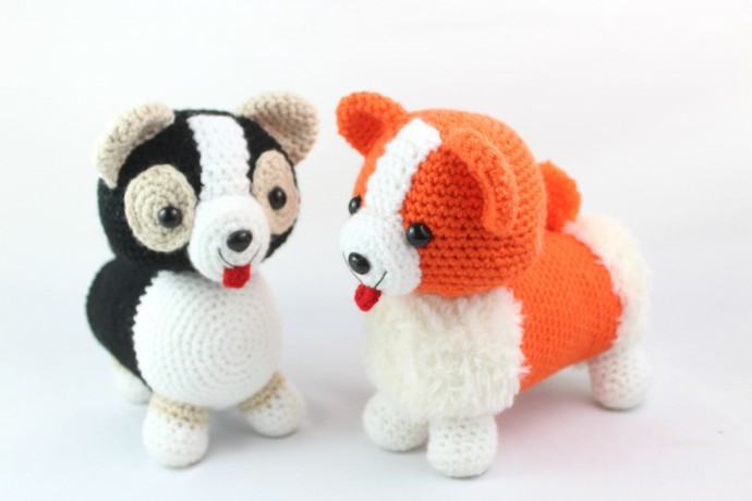 Inspiration. Crochet Amigurumi Dogs.