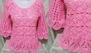 Inspiration. Crochet Blouses.