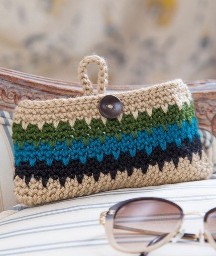 Inspiration. Crochet Cases for Sun Glasses.